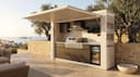 Premium outdoor kitchen — Sea view